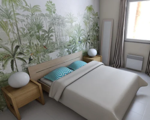 Tournefeuille Chambre - 1 projection 3D