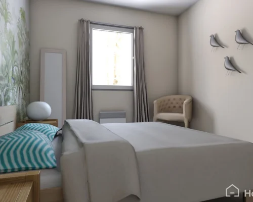 Tournefeuille Chambre - 2 projection 3D