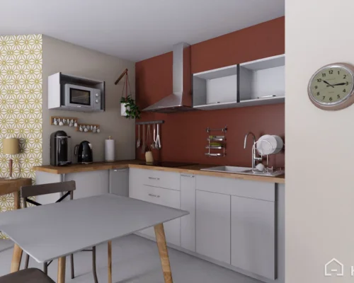Tournefeuille cuisine - 1 projection 3D